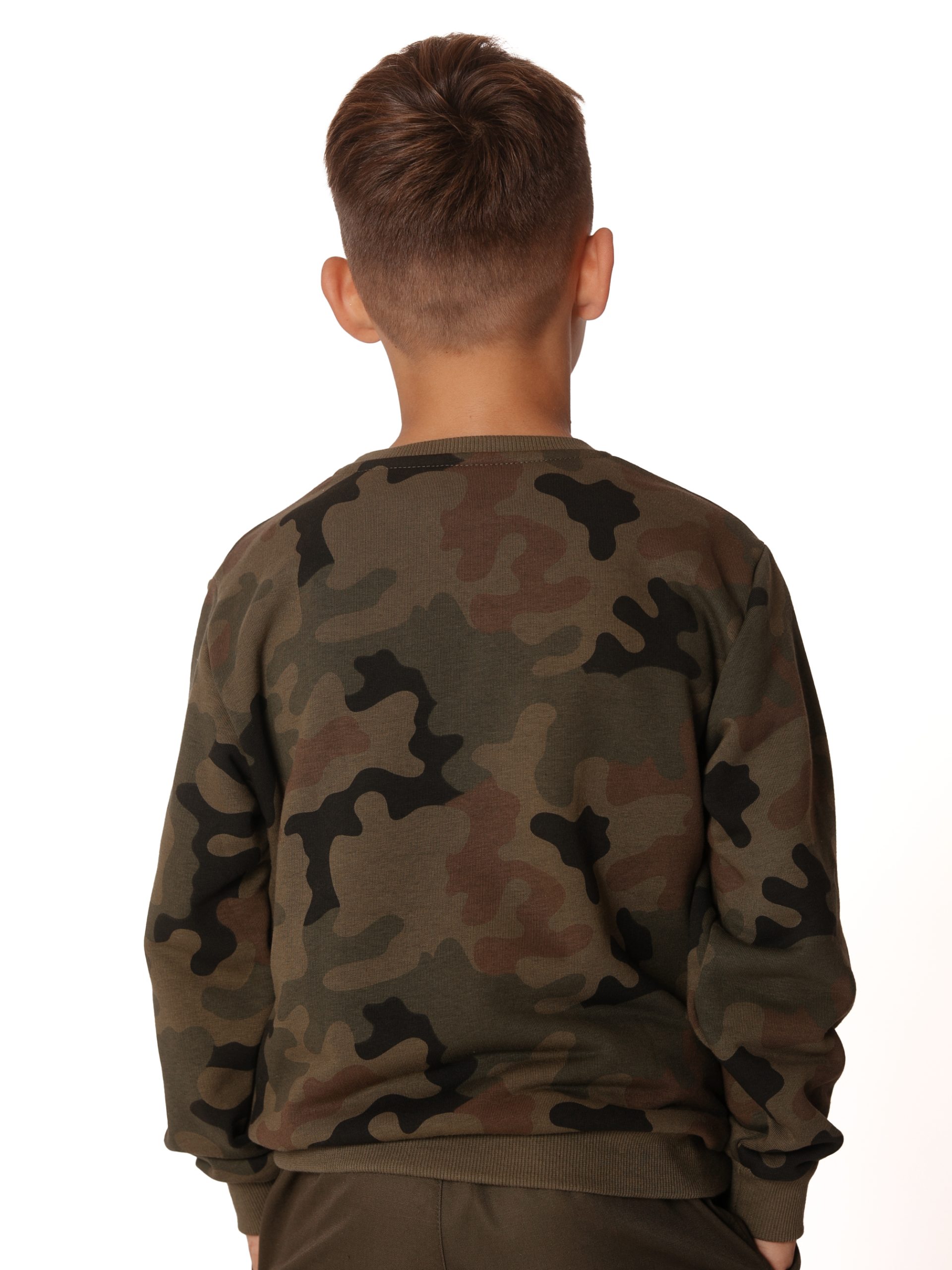 Bluza dresowa moro dla chłopca klasyczna WZ.93 Produkt Polski - obrazek 2