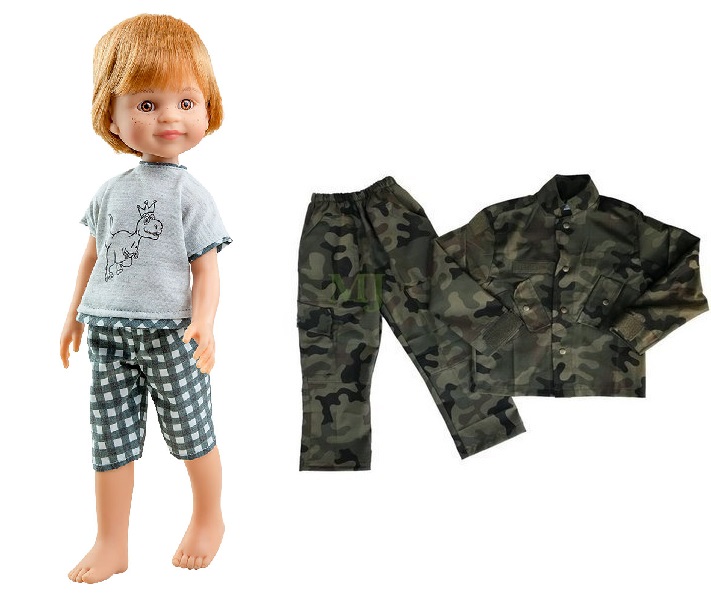 Lalka 32cm żołnierz w mundurze moro Wz-93 - obrazek 6