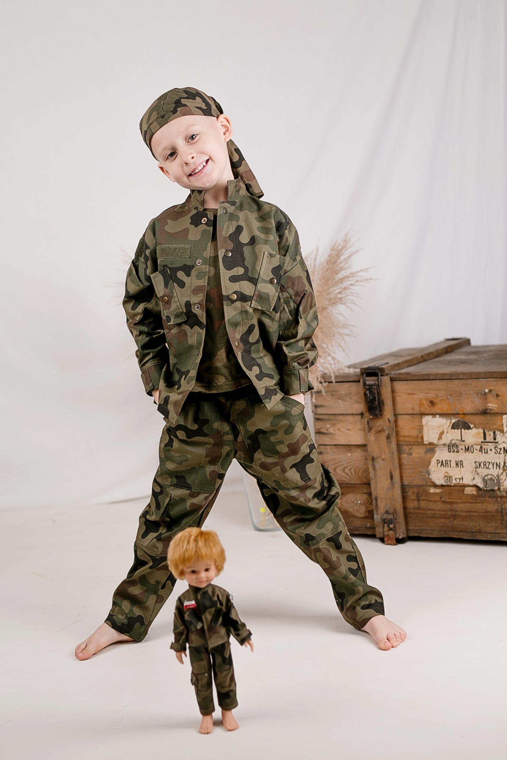 Lalka 32cm żołnierz w mundurze moro Wz-93 - obrazek 4