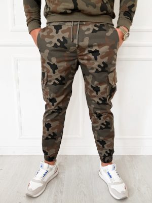 Spodnie joggery moro męskie WZ.93 dwie kieszenie boczne