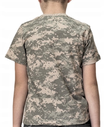T-shirt chłopięcy moro ACU pixele Produkt Polski - obrazek 5