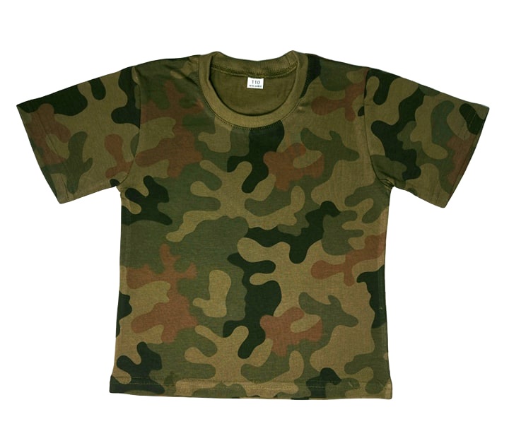T-shirt chłopięcy moro WZ.93 Polska Pantera Leśna Produkt Polski - obrazek 4