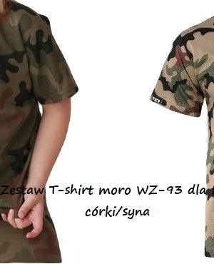 Zestaw T-shirt tata dziecko  moro